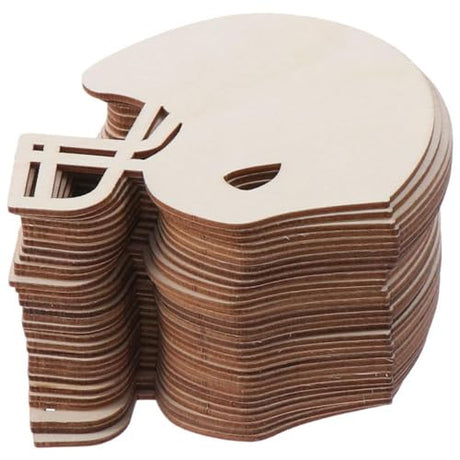 hobbyhub 32Pcs Unfinished Wood Football Helmet Shaped, 9.5x12cm Wooden Helmet Signs for DIY Crafts Painting, Home, Party Ornaments hobbyhub