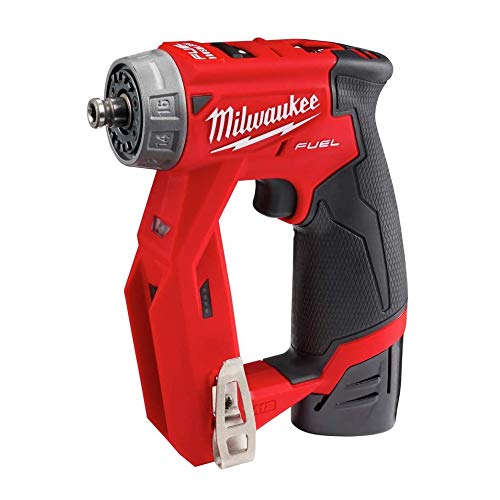Milwaukee 2505-22 M12 Fuel Installation Drill/Driver Kit, Compact, Forward/Reverse Switch, Keyless Chuck, LED Light, Variable Speed Milwaukee