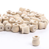 Factory Direct Craft Pack of 135 Unfinished Wood Candle Cups - Made in The USA Blank Wooden Bean Pot Candle Holders DIY Wood Turnings (Size 5/8" H x Factory Direct Craft