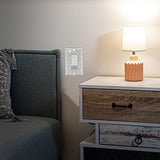 2 Pcs Silver Rhinestones Light Switch Cover,Silver Shiny Crystal Wall Plates Bling Decorative Wall Plate Single Toggle for Kitchen,Bedroom Sliverdew