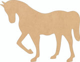 Unfinished Wood Horse Shape DIY 7" Animal Craft, Kids Farm MDF 1/8" Cutouts NEXTCraft