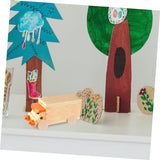 Vaguelly 1 Set Wooden Wheel Wood Craft Wheels Wooden Toy Wheels Spoked Toy Wheels Crafts Toy Wheels Mini DIY Car Models an Fittings Art Craft Vaguelly