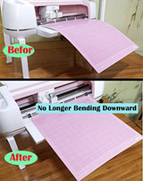 Extension Tray Compatible with Cricut Maker3 and Explore Air3 Air2 Air,Cutting Mat Extender Support for Maker and Explore Air Series (White) ONTEN