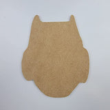 6"Hoot Owl, Unfinished Wood Art Shape by Wooden Craft Cutouts Wooden Craft Cutouts