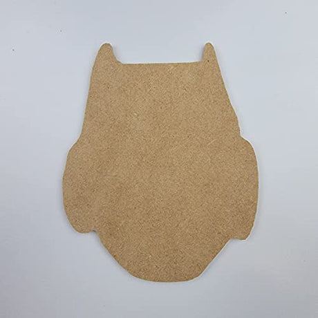 11"Hoot Owl, Unfinished Wood Art Shape by Wooden Craft Cutouts Wooden Craft Cutouts