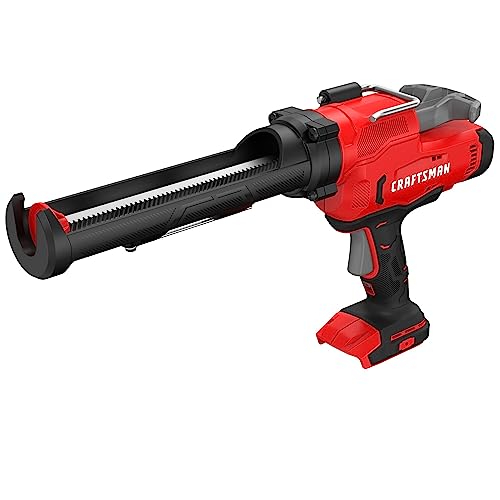 CRAFTSMAN V20 Caulk Gun, No Drip, Cordless, with anti-drip and variable speed, Tool Only (CMCE600B) Craftsman