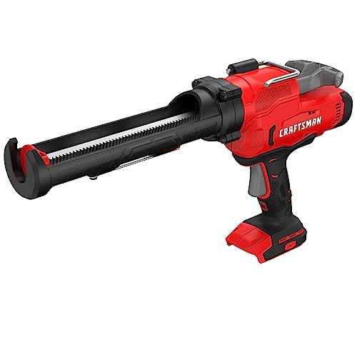 CRAFTSMAN V20 Caulk Gun, No Drip, Cordless, with anti-drip and variable speed, Tool Only (CMCE600B) - WoodArtSupply