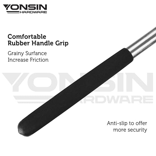 YONSIN 2 Pcs Winding Rods for Torsion Springs, 7/16"(D) x16-11/16"(L), Steel in Zinc, Winding Bars for Replacing or Adjusting Garage Door Torsion - WoodArtSupply