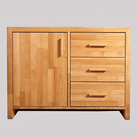 uxcell Wood Pull Handles, 4pcs 96mm/3.78" Hole Distance Wooden Drawer Unfinished Knobs Pulls for Kitchen Furniture Drawer Wardrobe Cupboard uxcell