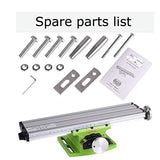 Mini Milling Machine Work Table Vise Portable Compound Bench X-Y 2 Axis Adjustive Cross Slide Table , for Bench Drill Press 12.2inches-3.54" (310mm Drealin