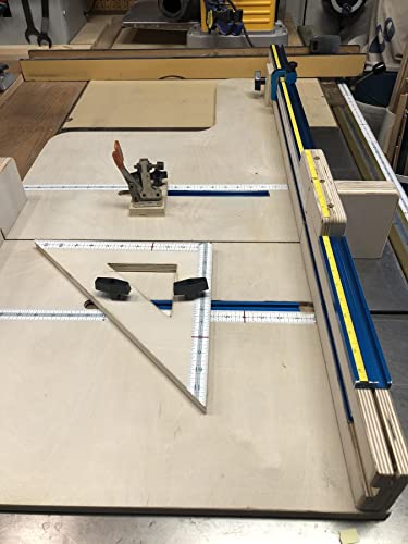 Rockler Double T-Track Fence Cap – Universal T Tracks Woodworking - 36” Long Extruded Aluminum Fence Cap - Aluminum Extrusion Easy to Mount any 3/4" ROCKLER