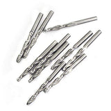 OSCARBIDE 1/8" Shank Ball Nose Carbide End Mills 2 Flutes CNC Spiral Router Bits Milling Cutter for Engraving Milling 3D sculpturing Roughing Acrylic OSCARBIDE