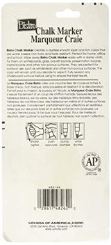 Uchida of America Bistro Chalk Marker, One Size, Multi, 4 per Set UCHIDA