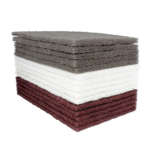 3M Scotch-Brite Scuff Pads (3M 07445/07447/07448 (5 Pads of Each)) 3M