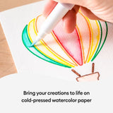 Cricut Cold-Press Watercolor Cards, R20 (12ct) Customizable Blank Greeting Cards with Envelopes, Create Personalized Birthday Cards, Thank You Cards Cricut