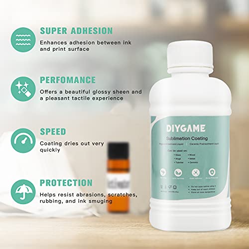 SLANZVAL 250ml Sublimation Coating for Ceramics, Mugs, Phones case, Metal, Wood, Glass, Leather, Tumbler, All Hard Surfaces Sublimation Spray with SLANZVAL