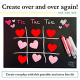 The Pencil Grip Create Everyday Black Board Playmat Kit with 8 Wonder Stix (TPG648) The Pencil Grip