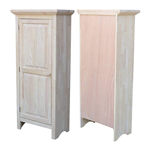 IC International Concepts Single Jelly Cabinet, 51-Inch, Unfinished IC International Concepts