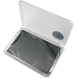 Ebamaz Metal Business Cards Tablet Thick 86X54mm Pack of 10PCS (Stainless Steel 0.5mm thickness, Original Finishing Black, Blank) ebamaz