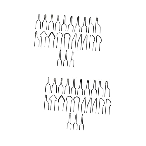 COHEALI 2 Packs 23pcs Wood Burning Pen Wood Burning Tips Wood Pyrography Kit Pyrography Books for Beginners Pyrography Tips Tool Pyrography Wood COHEALI