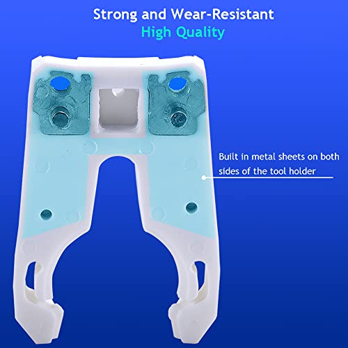 5PCS ISO30 ER32-45L Balance Collet Chuck G2.5 30000RPM CNC Tool Holder + 5PCS ISO30 Tool Holder Clamp Fork Claw for CNC Engraving Machine & Milling HOZLY