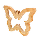 PartyKindom 1pc Wall Sticker Kids Decor Sculptures Home Decor Hawaiian Stickers Wooden Leaves Plant Wall Decor Tropical Leaves Coaster Unfinished PartyKindom