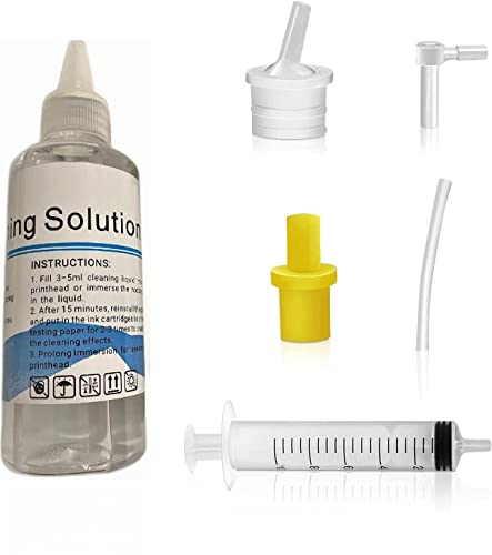 Inkpro Sublimation Printhead Cleaning Kit Inkjet Universal Printer Nozzle Cleaner Solution Print Head Cleaning for Epson HP Brother Canon - Works on Generic