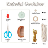 FREEBLOSS 3 Set DIY Macrame Angel Kit Angel Hanging Ornament Boho Macrame Wall Hanging Decor Macrame DIY Kit Gift for Mom Girls FREEBLOSS