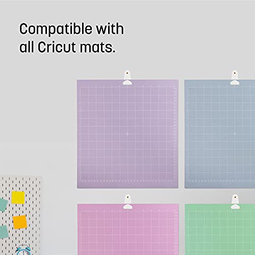 [10 pack] Impresa Mat Hangers for Cricut Cutting Mats to Organizes - Easy To Install Standard Grip Cutting Mat Hangars - Durable Impresa Holder for IMPRESA