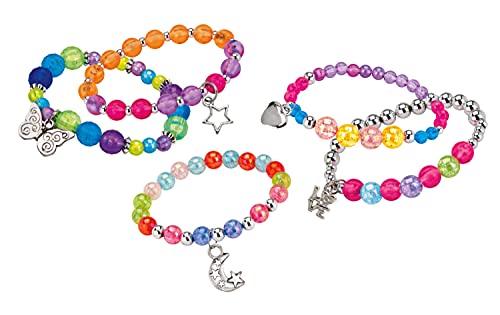Shimmer 'n Sparkle Charm & Bead Bracelet Maker by CRA-Z-Art – DIY Beaded Charm Friendship Bracelet Making Kit Cra-Z-Art