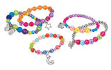 Shimmer 'n Sparkle Charm & Bead Bracelet Maker by CRA-Z-Art – DIY Beaded Charm Friendship Bracelet Making Kit Cra-Z-Art