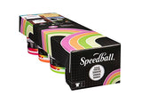 Speedball SB45027 Glo 'n Dark and Fluorescent Screen Printing Ink, 4 oz Jars, Set of 4 Speedball