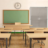 Seville Classics Mega Lockable Storage Cabinet, 48" W x 24" D x 72" H, Granite Seville Classics