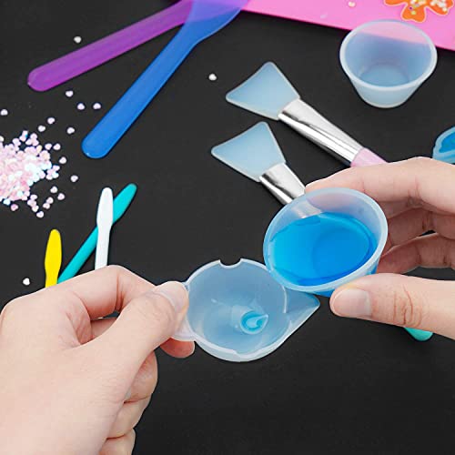 9PCS Silicone Mixing Cups Set, Gartful Resin Casting Tool Kit, DIY Craft Set for Epoxy, 1pcs 700ml Oversize Measuring Cup, 1pcs 250ml Large and 3pcs - WoodArtSupply