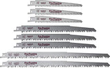 Caliastro 9-Inch of 3 Blades, 6-Inch of 3 Blades and 12-inch of 2 Blades for Wood Pruning Saw Blades for Reciprocating/Sawzall Saws - 8 Pack Caliastro