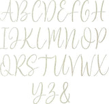 Blank MDF 7 Inch S Wall Hanging Alphabet Cutout, Decorative Unfinished Wooden Letter Craft,Rebeca Font Paintable DIY NEXTCraft