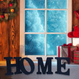 AOCEAN 6 inch Black Wood Letters Unfinished Wood Letters for Wall Decor Decorative Standing Letters Slices Sign Board Decoration for Craft Home Party AOCEAN