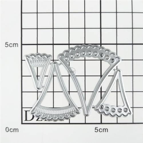 DzIxY Shadow Scalloped Hollow Lace Metal Cutting Dies for Card Making Kit Embossing Paper Die Cuts Scrapbook Machine Stencils Storage Pockets DzIxY