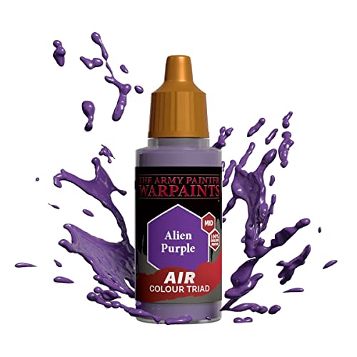 The Army Painter Warpaint Air Alien Purple - Acrylic Non-Toxic Heavily Pigmented Water Based Paint for Tabletop Roleplaying, Boardgames, and Wargames - WoodArtSupply