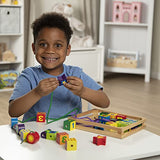 Melissa & Doug Deluxe Wooden Lacing Beads - Educational Activity With 27 Beads and 2 Laces - Beads For Toddlers, Fine Motor Skills Lacing Toys For Melissa & Doug