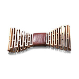 HatynkaUA Mens Wooden Bow Tie - 3D Unique Design Holiday Wedding Wood Bowtie- Necktie for Men HatynkaUA