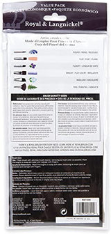 Royal Brush Manufacturing Royal and Langnickel Zip N' Close 12-Piece Brush Set, Soft Black Taklon Royal Brush Manufacturing Company