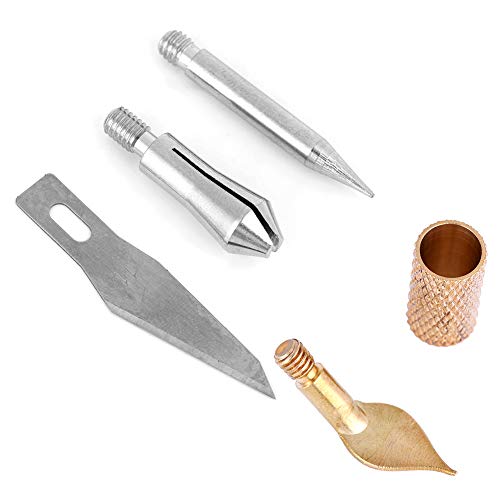 23pcs Wood Burner Tips Set Pyrography Brass Wood Burning Tip for Wood Soldering Carving Embossing Woodburning Accessories Hztyyier