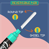 Chalkola Liquid Chalk Markers Erasable (30 Pack 6mm) Pastel + Neon Chalk Pens - Wet Wipe Washable Paint for Chalkboard Sign, Blackboards, Car Window, Chalkola