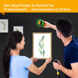 Stud Finder Wall Scanner Sensor - New 7 in 1 Electronic Wall Wood Metal Studfinder Edge Center Beam Sensor Detector with LCD Display ＆ Audio Alarm AC Levligle