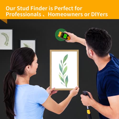 Stud Finder Wall Scanner Sensor - New 7 in 1 Electronic Wall Wood Metal Studfinder Edge Center Beam Sensor Detector with LCD Display ＆ Audio Alarm AC - WoodArtSupply