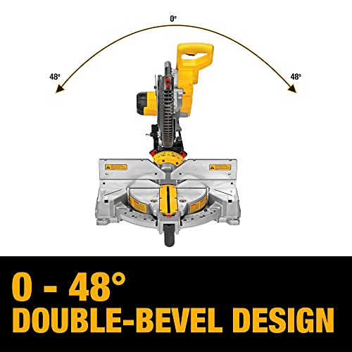 DEWALT Miter Saw, 12-Inch, Double Bevel, Compound, XPS Cutline, 15-Amp (DWS716XPS) - WoodArtSupply