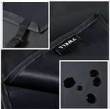 VWELL Rubber Vinyl Waterproof Apron for Men Women, Dishwashing, Chemical Lab Work Apron Butcher Apron PVC Grooming Apron VWELL