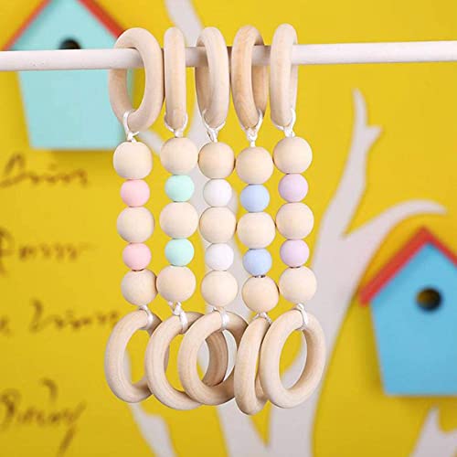 30 Pcs Wooden Rings for Craft, 55mm/2.2inch, Natural Wood Rings for Macrame Pendant Connectors,Jewelry Making, Decor DIY Craft Modpion