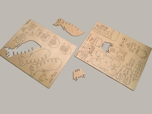 Vyperion 3D Wooden Puzzle Pet Schnauzer Animal Box | DIY Plywood Craft Model Kit for Adults, Teens & Children | Educational Brain Teaser STEM Puzzles Vyperion